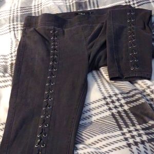 Torrid lace up jeggings size 2R